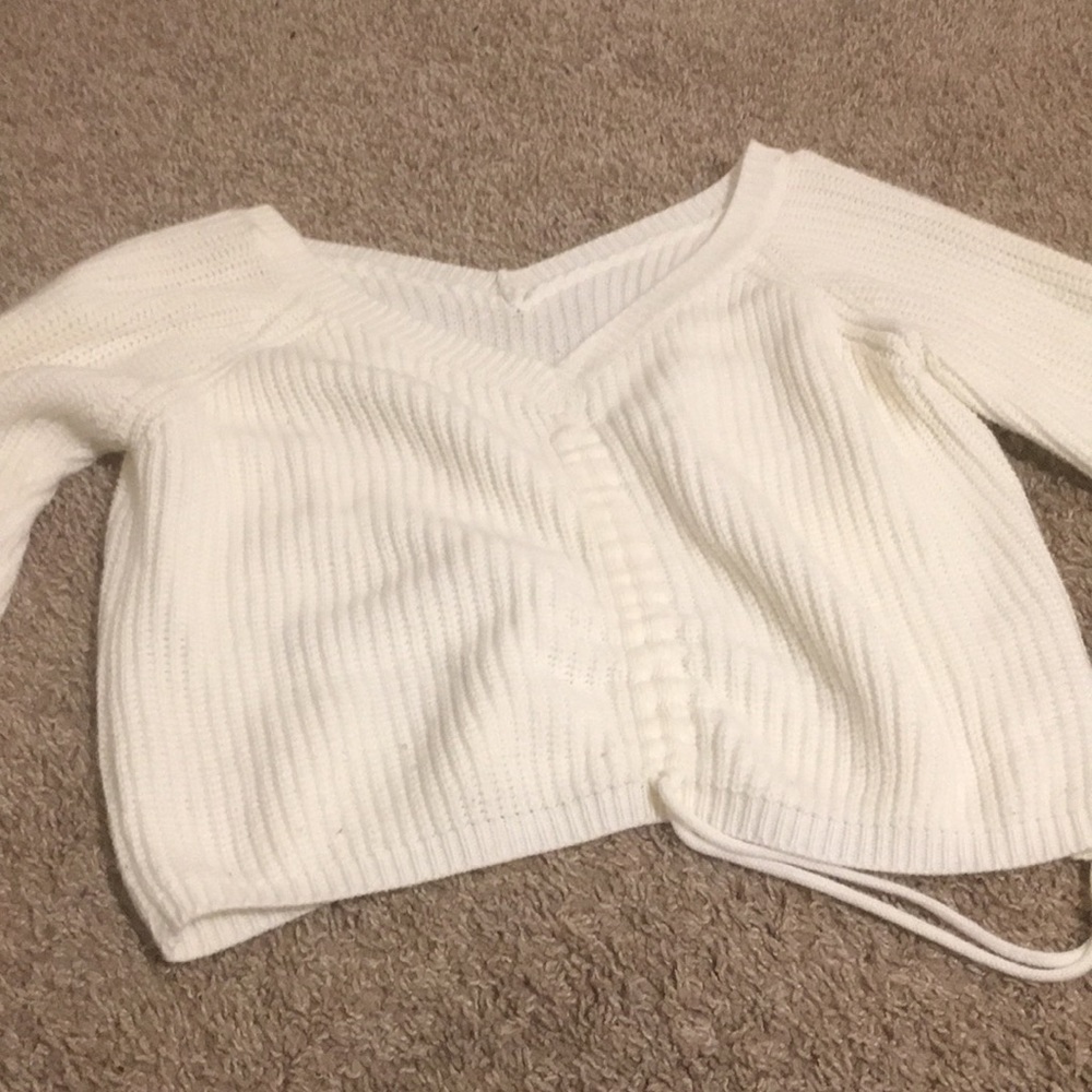Sweater crop top